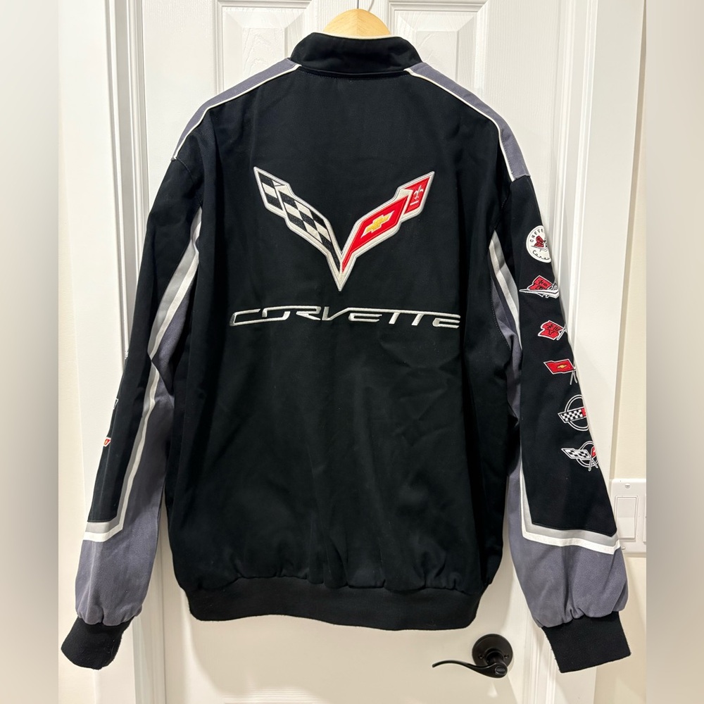 Corvette Jeff Hamilton Racing Jacket Embroidered 2XL bomber